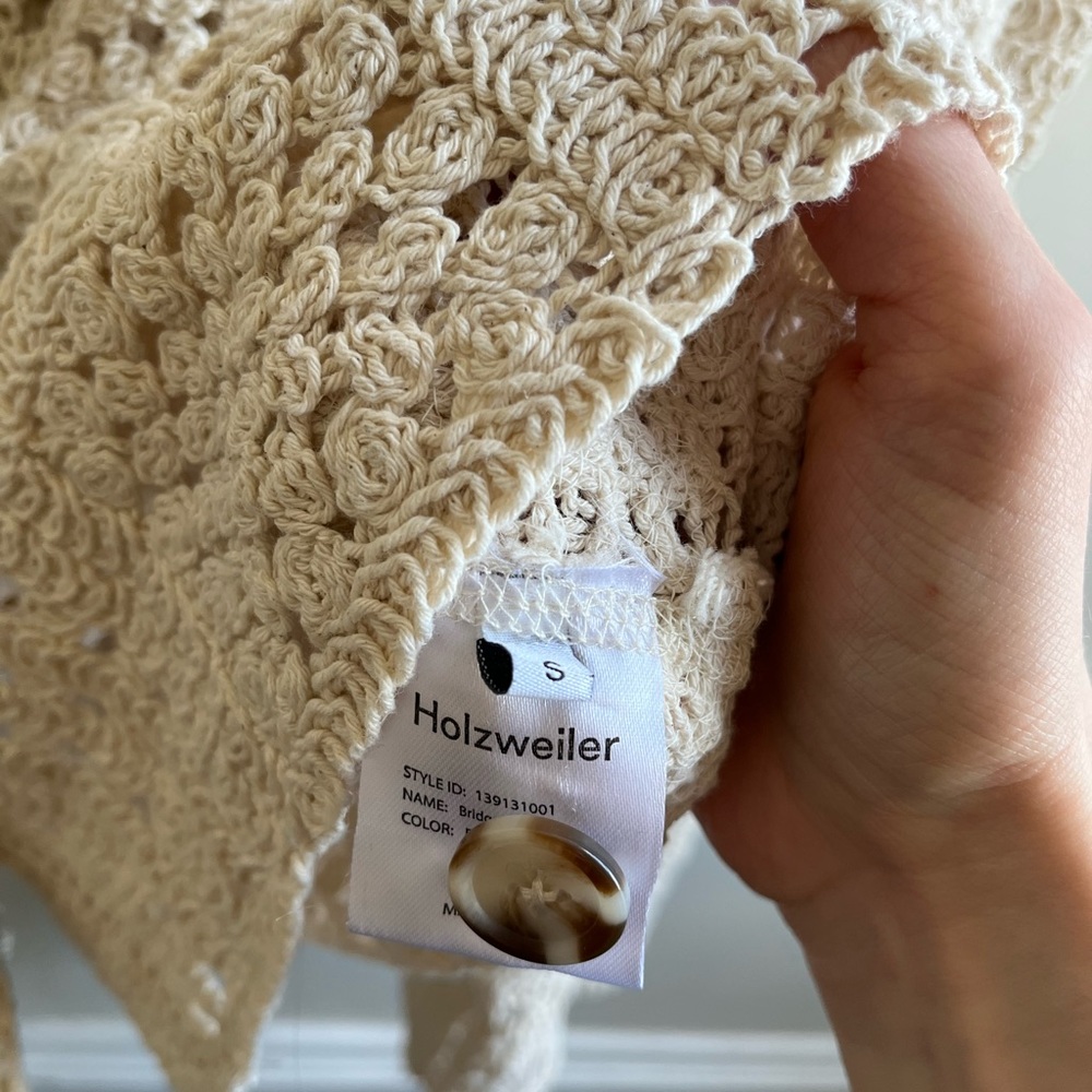 Sold / Holzweiler Bridget crochet jacket in ecru - Picture 12 of 13